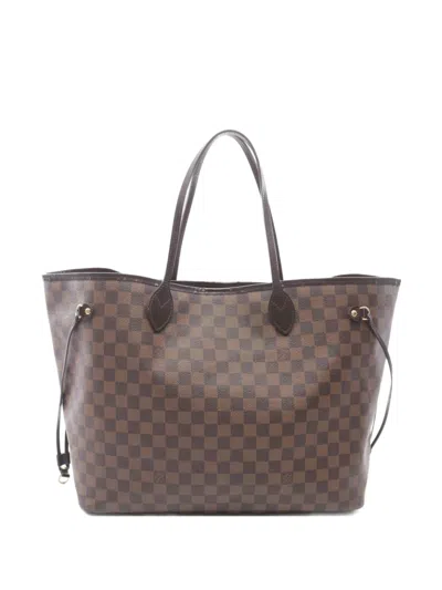 Pre-owned Louis Vuitton 2008 Neverfull Gm Tote Bag In Brown