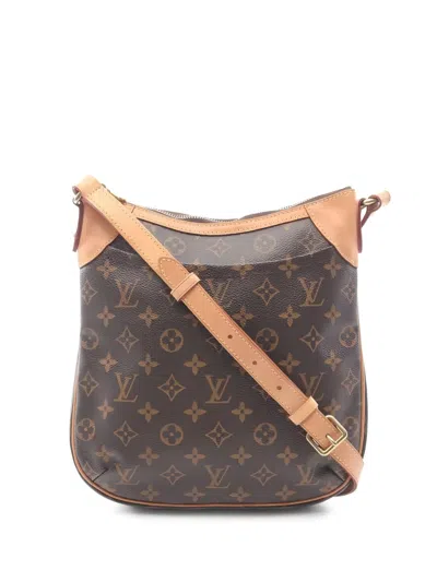 Pre-owned Louis Vuitton 2008 Odeon Pm Monogram Shoulder Bag In Brown