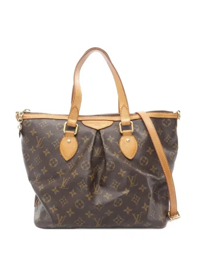 Pre-owned Louis Vuitton 2008 Palermo Pm Tote Bag In Brown