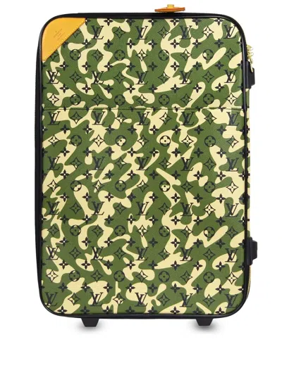 Pre-owned Louis Vuitton 2008  Pegase 60 Case In Green