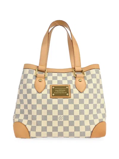 Pre-owned Louis Vuitton 2008 Pm Hampstead Tote Bag In White