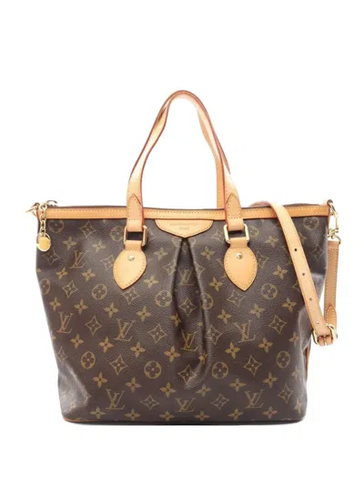 Louis Vuitton 2008 Pm Palermo Tote Bag In Brown