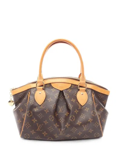 Pre-owned Louis Vuitton 2008 Pm Tivoli Monogram Tote Bag In Brown