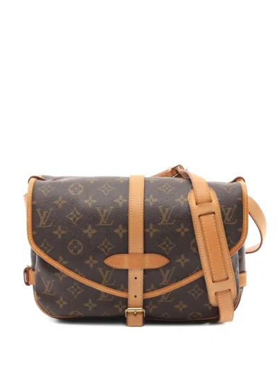 Pre-owned Louis Vuitton 2008 Saumur 30 Shoulder Bag In Brown