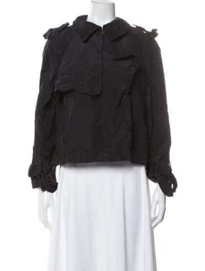 Pre-owned Louis Vuitton 2008 Silk Jacket In Black