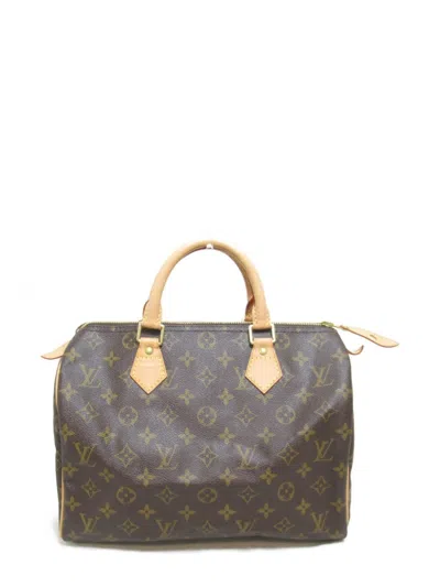 Pre-owned Louis Vuitton 2008 Speedy 30 Handbag In Brown