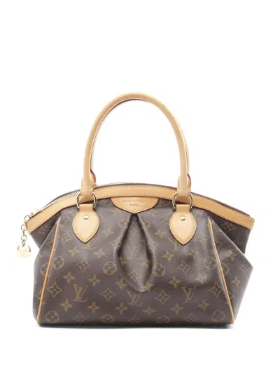 Pre-owned Louis Vuitton 2008 Tivoli Pm Monogram Canvas Pleated Tote Bag
