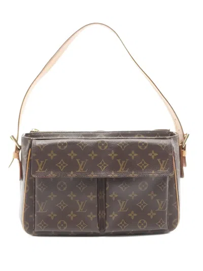 Pre-owned Louis Vuitton 2008 Vivacite Gm Monogram Shoulder Bag In Brown