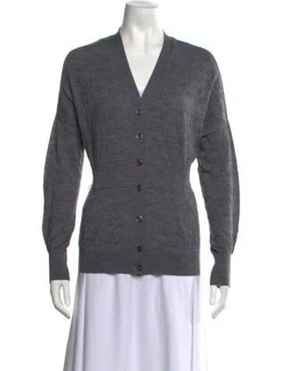 Pre-owned Louis Vuitton 2008 Wool Sweater In Grey