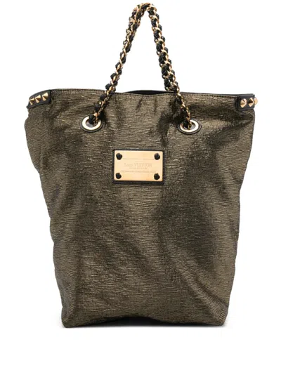 Pre-owned Louis Vuitton 2009-2010s Double Jeu Tote Bag In Gold