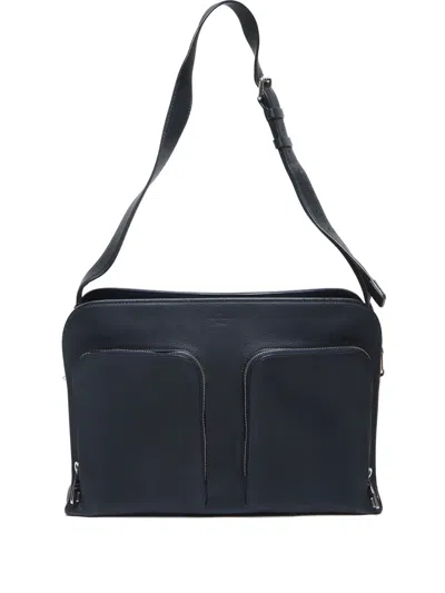 Pre-owned Louis Vuitton 2009-2015 Naxos Shoulder Bag In Blue