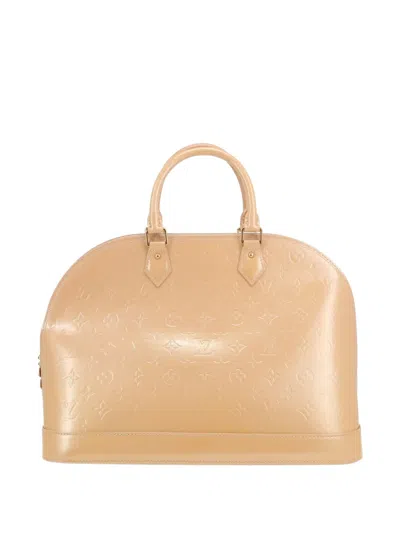 Pre-owned Louis Vuitton 2009 Alma Handbag In Neutral