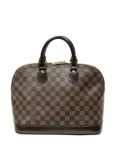 Pre-owned Louis Vuitton 2009 Alma Tote Bag In Brown