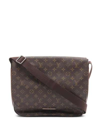 Pre-owned Louis Vuitton 2009 Beaubourg Mm Cross Body Bag In Brown