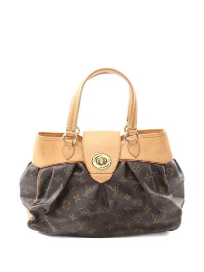Pre-owned Louis Vuitton 2009 Boesi Pm Handbag In Brown