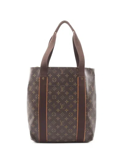 Pre-owned Louis Vuitton 2009 Cabas Bobur Monogram Tote Bag In Brown