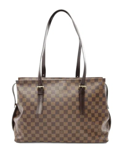 Pre-owned Louis Vuitton 2009 Chelsea Tote Bag In Brown