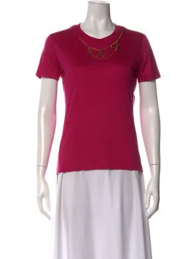 Pre-owned Louis Vuitton 2009 Crew Neck T-shirt In Pink