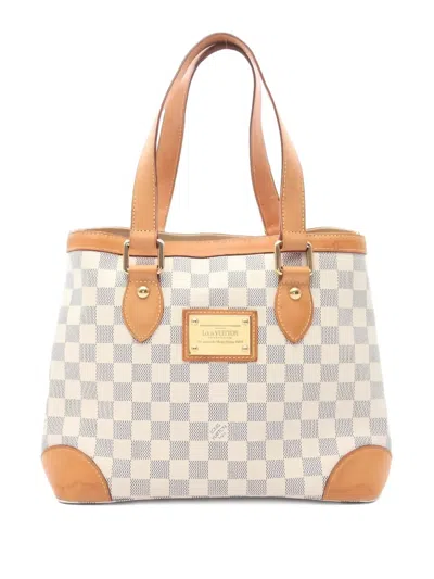 Pre-owned Louis Vuitton 2009 Damier Azur Tote Bag In Neutral