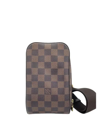 Louis Vuitton 2009 Damier Ébène Belt Bag In Brown