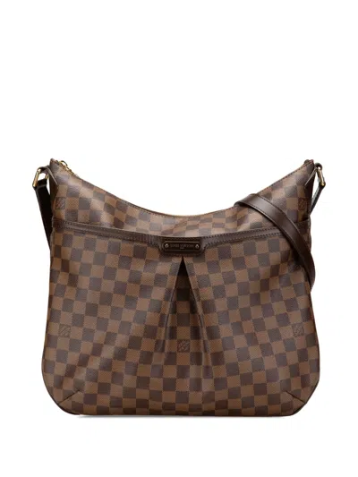 Pre-owned Louis Vuitton 2009 Damier Ebene Bloomsbury Gm Crossbody Bag