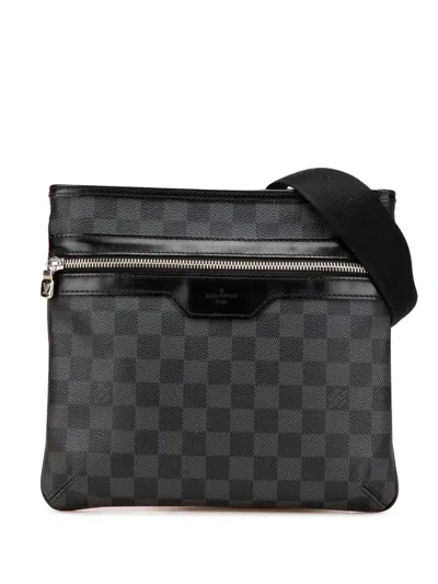 Pre-owned Louis Vuitton 2009 Damier Graphite Thomas Crossbody Bag