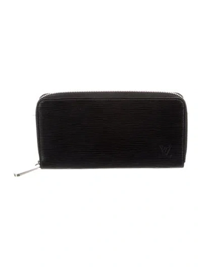 Pre-owned Louis Vuitton 2009 Epi Leather Zippy Wallet In Black