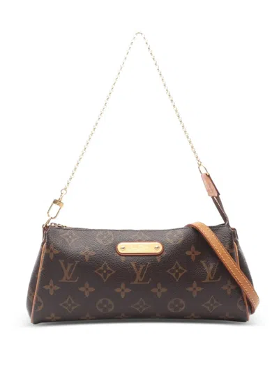 Pre-owned Louis Vuitton 2009 Eva Monogram Shoulder Bag In Brown