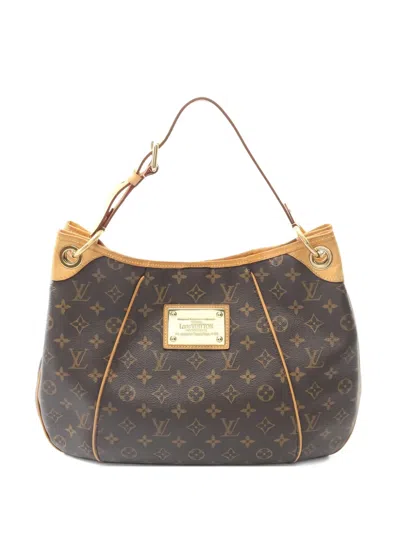 Pre-owned Louis Vuitton 2009 Galliera Pm Monogram Shoulder Bag In Brown