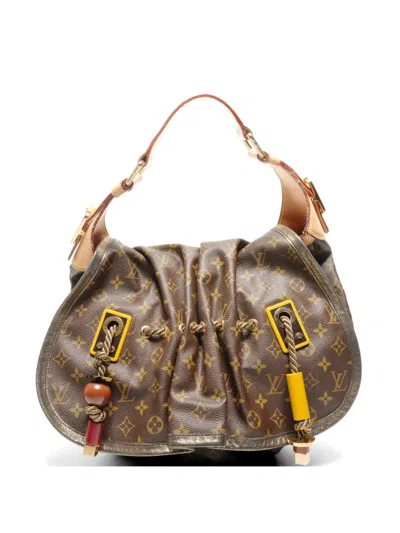 Pre-owned Louis Vuitton 2009 Gm Kalahari Shoulder Bag In Brown