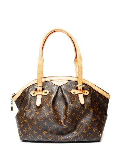 Pre-owned Louis Vuitton 2009 Gm Tivoli Monogram Tote Bag In Brown