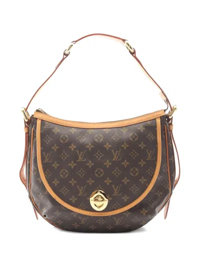 Pre-owned Louis Vuitton 2009 Gm Tulum Shoulder Bag In Brown