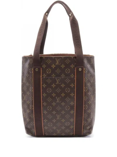Pre-owned Louis Vuitton 2009 Hippopotamus Bobourg Shoulder Bag In Brown