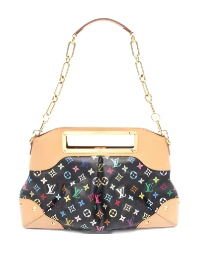 Pre-owned Louis Vuitton 2009 Judy Gm Monogram Handbag In Black