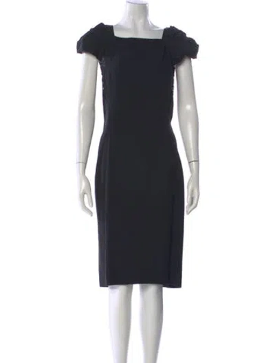 Pre-owned Louis Vuitton 2009 Knee-length Dress In Black