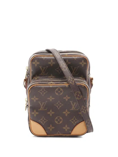 Pre-owned Louis Vuitton 2009 Monogram Amazone Crossbody Bag In Brown