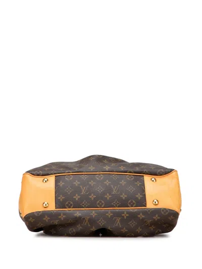 Pre-owned Louis Vuitton 2009 Monogram Boetie Mm Handbag In Brown
