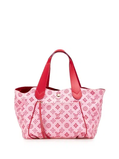 Pre-owned Louis Vuitton 2009 Monogram Cabas Ipanema Pm Tote Bag In Pink