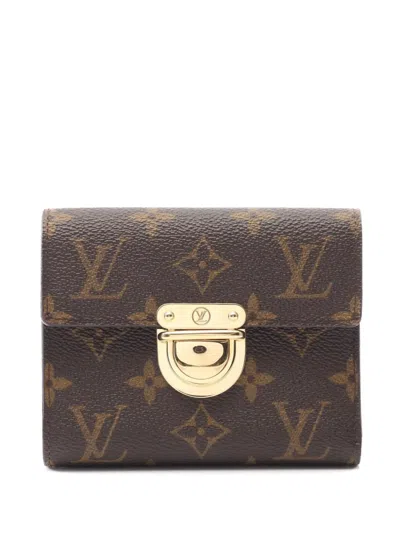 Pre-owned Louis Vuitton 2009 Monogram Koala Trifold Wallet Small Wallets In Brown