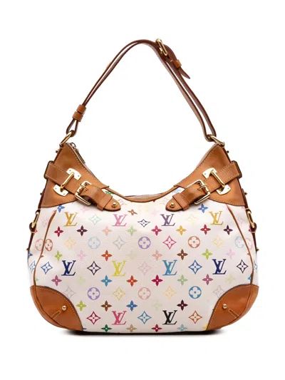 Pre-owned Louis Vuitton 2009 Monogram Multicolore Greta Hobo Bag