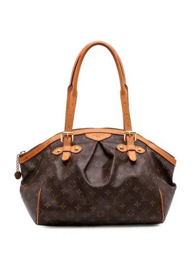 Pre-owned Louis Vuitton 2009 Monogram Tivoli Gm Shoulder Bag In Brown