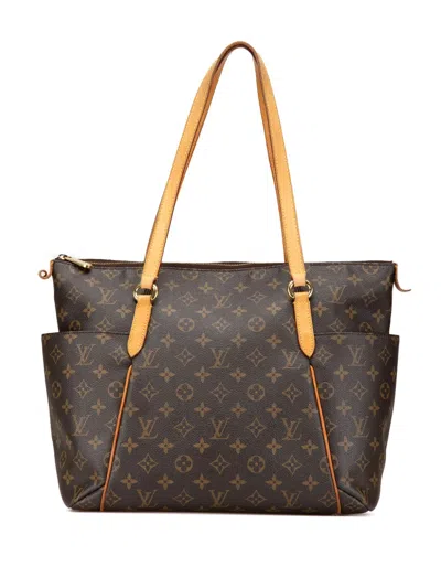 Pre-owned Louis Vuitton 2009 Monogram Totally Mm Tote Bag In Brown
