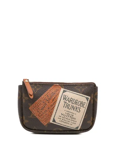 Pre-owned Louis Vuitton 2009 Monogram Trunks And Bags Pochette Cles Coin Pouch