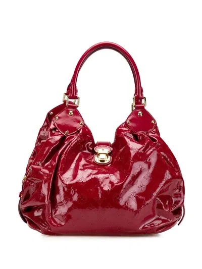 Pre-owned Louis Vuitton 2009 Monogram Vernis Mahina Surya L Hobo Bag