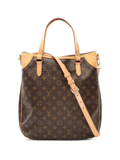 Pre-owned Louis Vuitton 2009 Odeon Gm Tote Bag In Brown