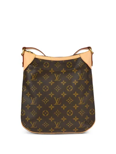 Pre-owned Louis Vuitton 2009 Odeon Pm Cross Body Bag In Brown