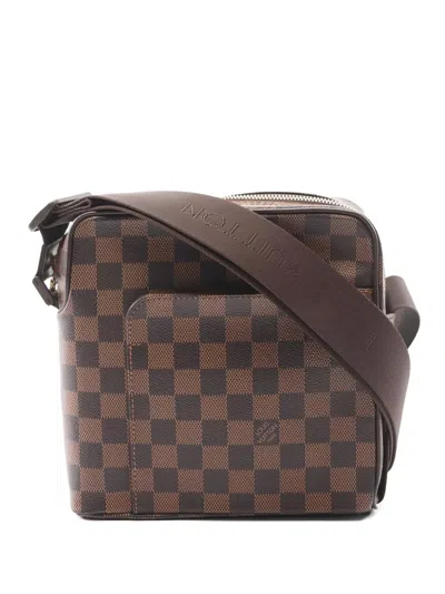 Pre-owned Louis Vuitton 2009 Olaf Pm Shoulder Bag In Brown