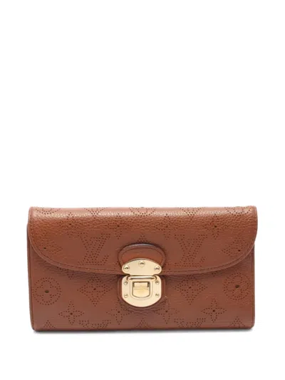 Pre-owned Louis Vuitton 2009 Portefeuil Amelia Leather Wallet