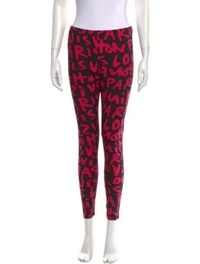 Pre-owned Louis Vuitton 2009 Skinny Leg Pants In Multi