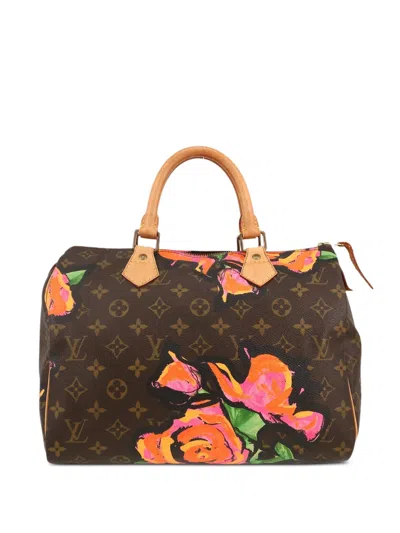 Pre-owned Louis Vuitton 2009 Speedy Editions Limitées Handbag In Brown